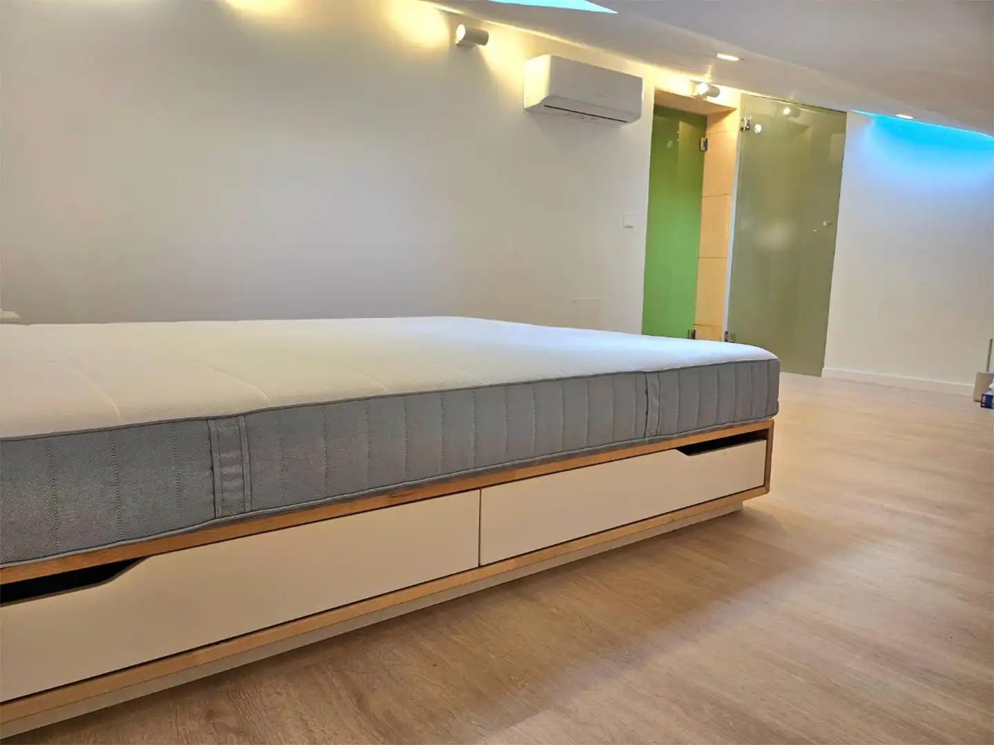 Schlafzimmer von Einfamilien-Reihenhaus zum Verkauf in Ses Salines mit Klimaanlage und Terrasse