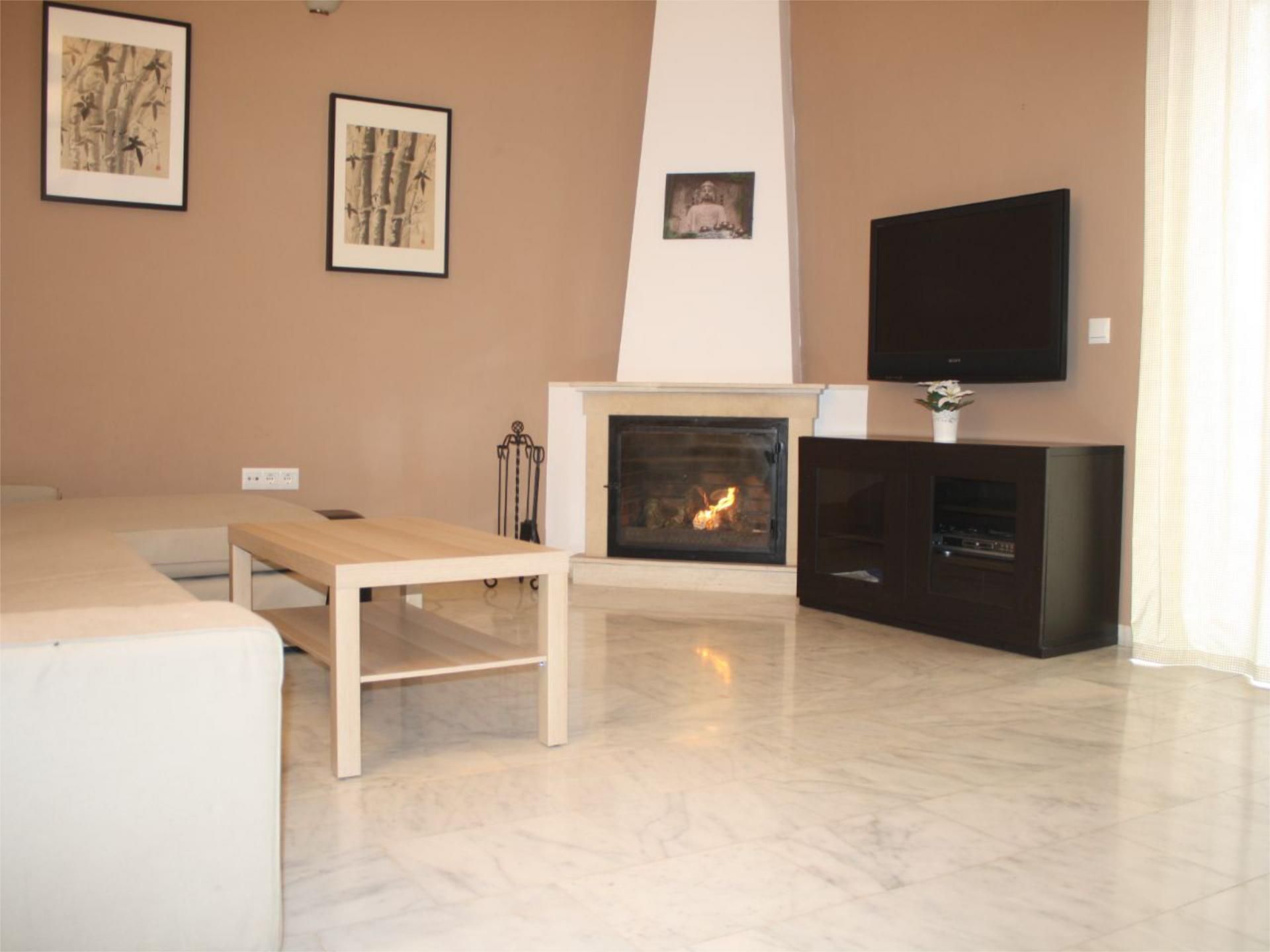 Living room of Flat for sale in Aracena  with Air Conditioner, Storage room and Balcony
