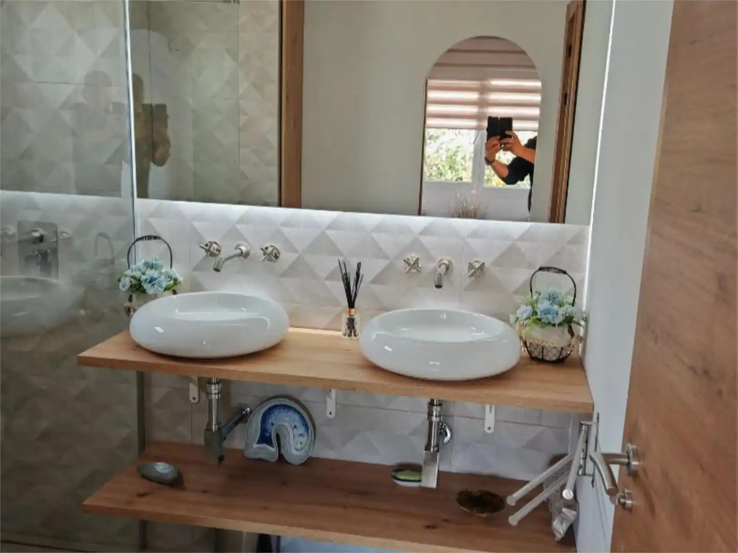 Piso en venta en Avinguda Central, 15d, Cala en Porter Baño de Piso en venta en Alaior con Aire acondicionado, Terraza y Piscina
