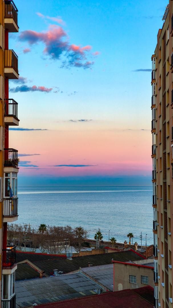 Exterior view of Flat for sale in Badalona  with Parquet flooring, Storage room and Balcony