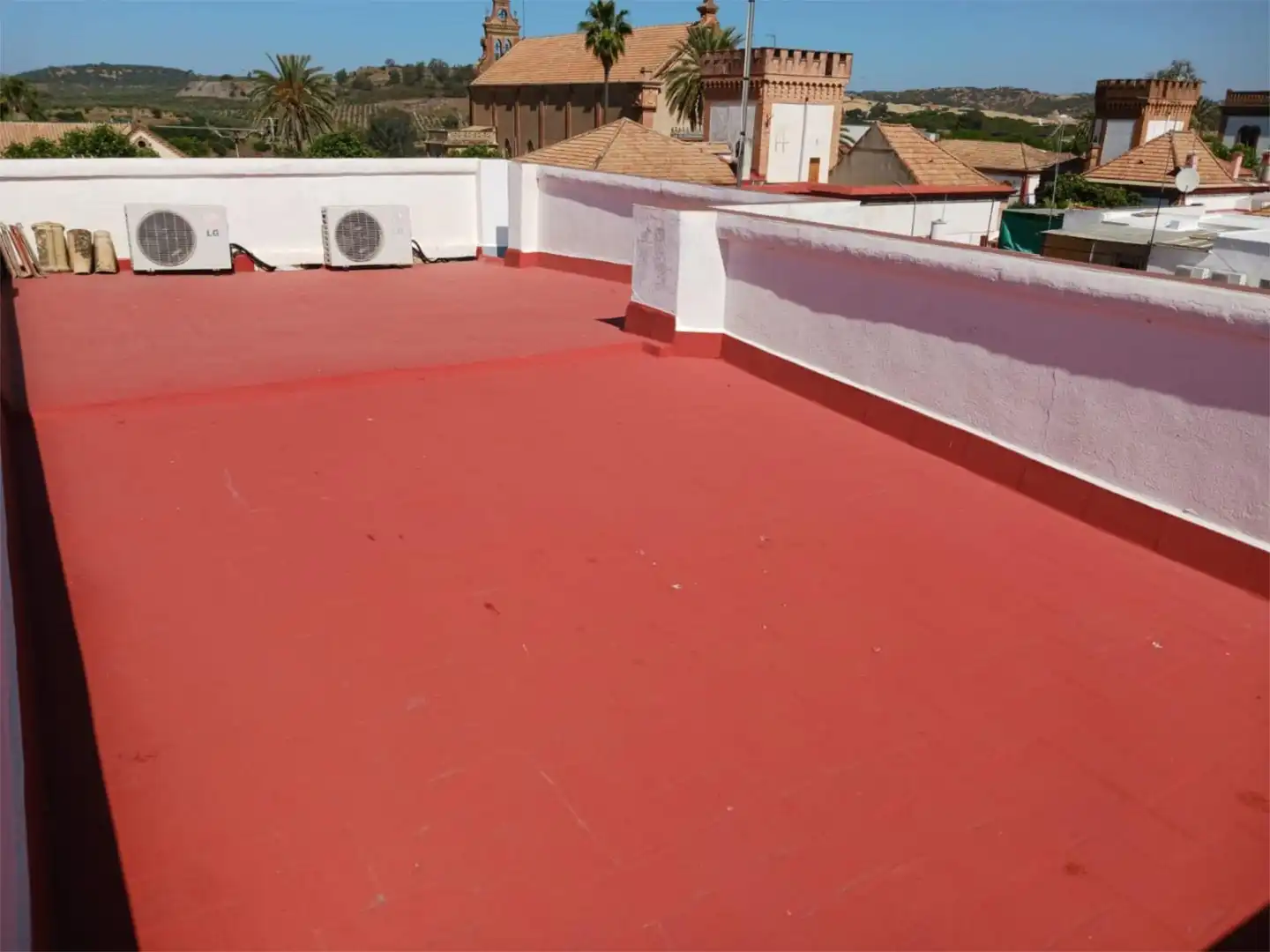 Terrasse von Wohnung zum Verkauf in Villanueva del Río y Minas mit Klimaanlage, Heizung und Terrasse
