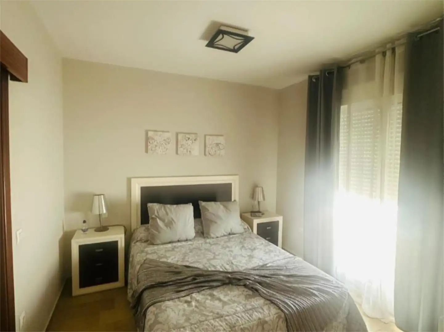 Bedroom of Flat for sale in Valdelacalzada  with Air Conditioner, Terrace and Storage room