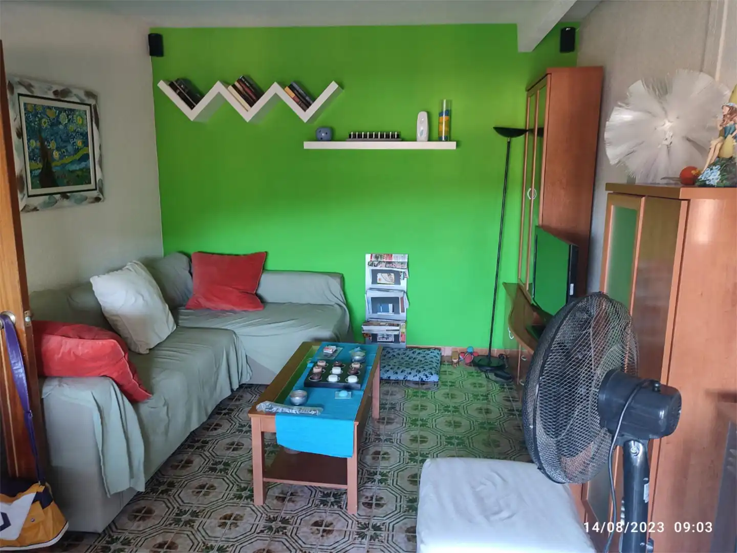 Sala de estar de Piso en venta en Santa María del Tiétar con Terraza, Amueblado y Horno