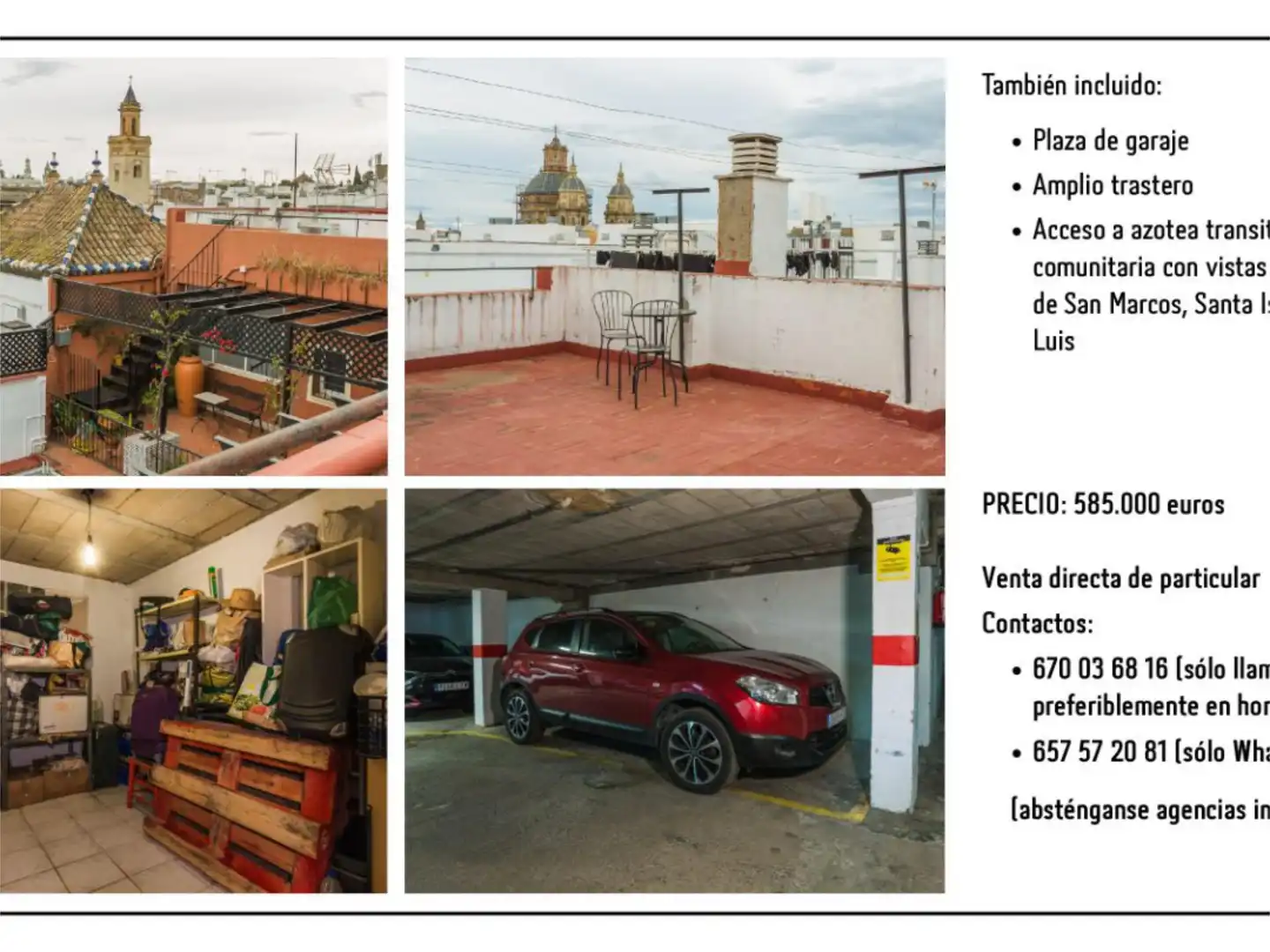 Piso en venta en Calle Hiniesta, 27, San Julián Vista exterior de Piso en venta en Sevilla con Aire acondicionado, Calefacción y Parquet