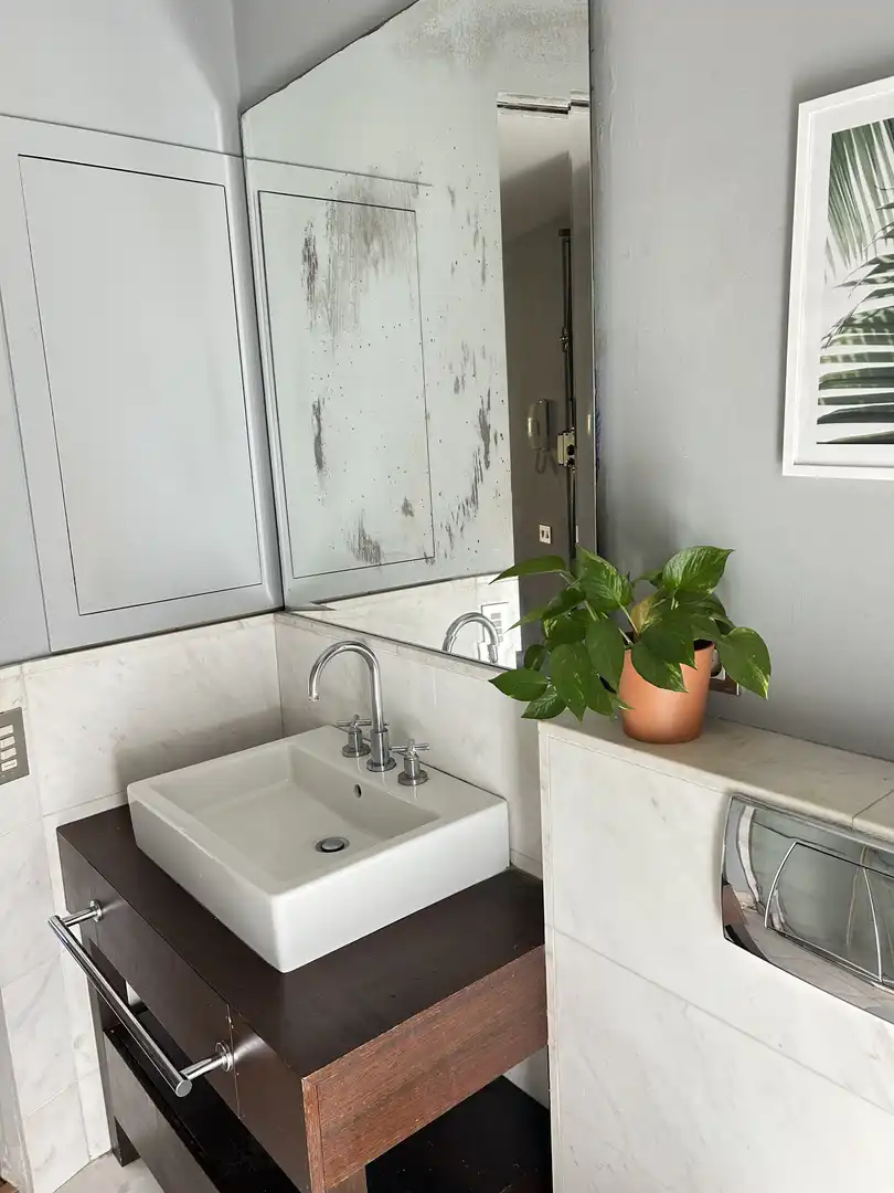 Bathroom of Flat for sale in  Barcelona Capital  with Air Conditioner and Balcony