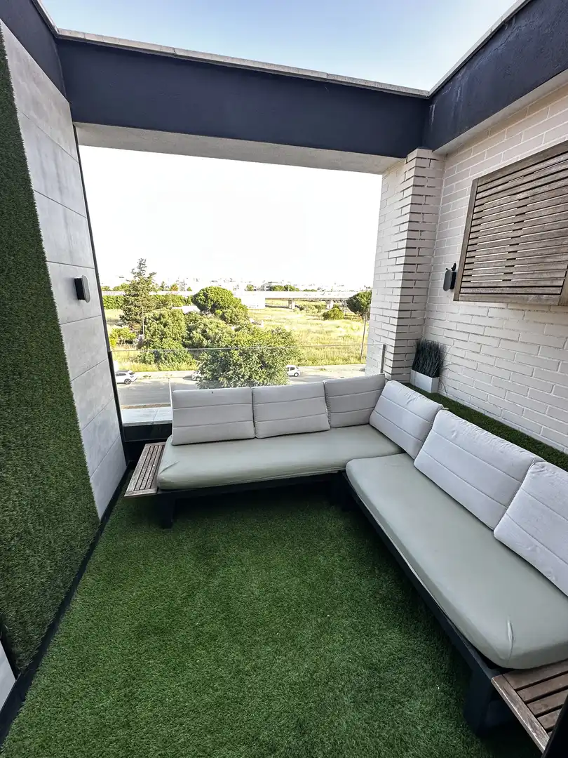 Flat for sale in Camino Ds-Largalos, 4, Caballero Bonald - San José Obrero - Guadalcacín Terrace of Flat for sale in Jerez de la Frontera with Air Conditioner, Heating and Private garden