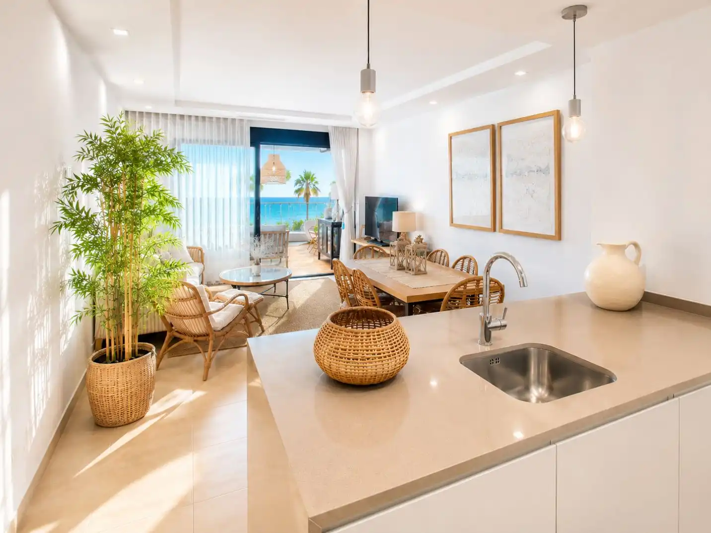Wohnung zum Verkauf in Calle de Los Pelicanos, 2, Punta del Moral Küche von Wohnung zum Verkauf in Ayamonte mit Klimaanlage, Terrasse und Schwimmbad