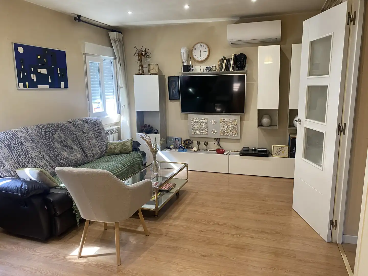 Wohnzimmer von Wohnung zum Verkauf in Madrid mit Klimaanlage, Heizung und Möbliert