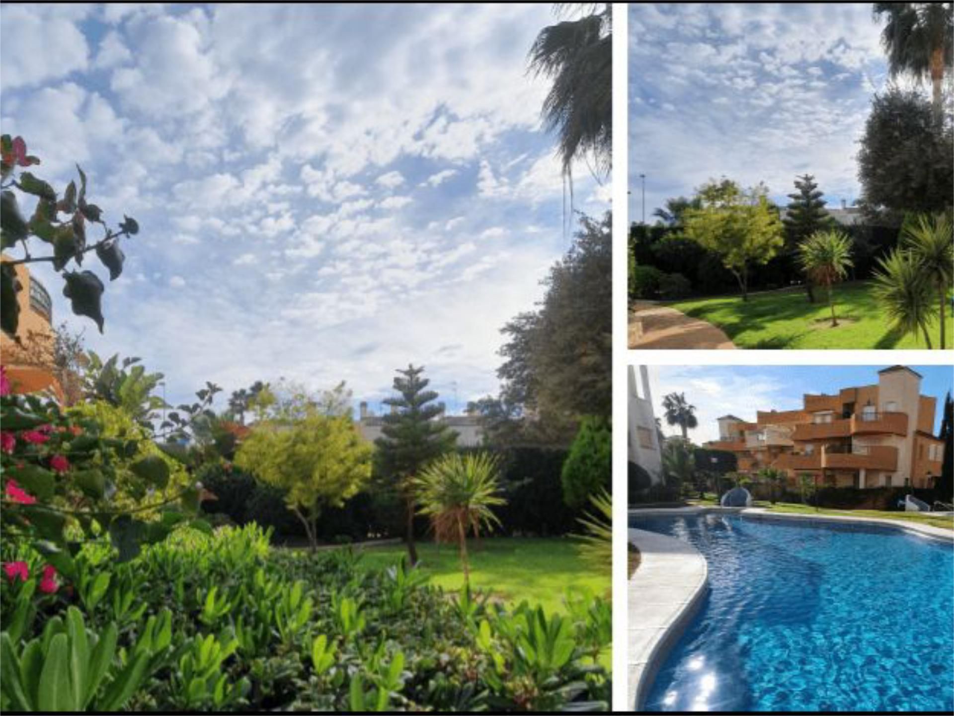 Vista exterior de Apartament de lloguer en Vera amb Jardí privat, Terrassa i Piscina