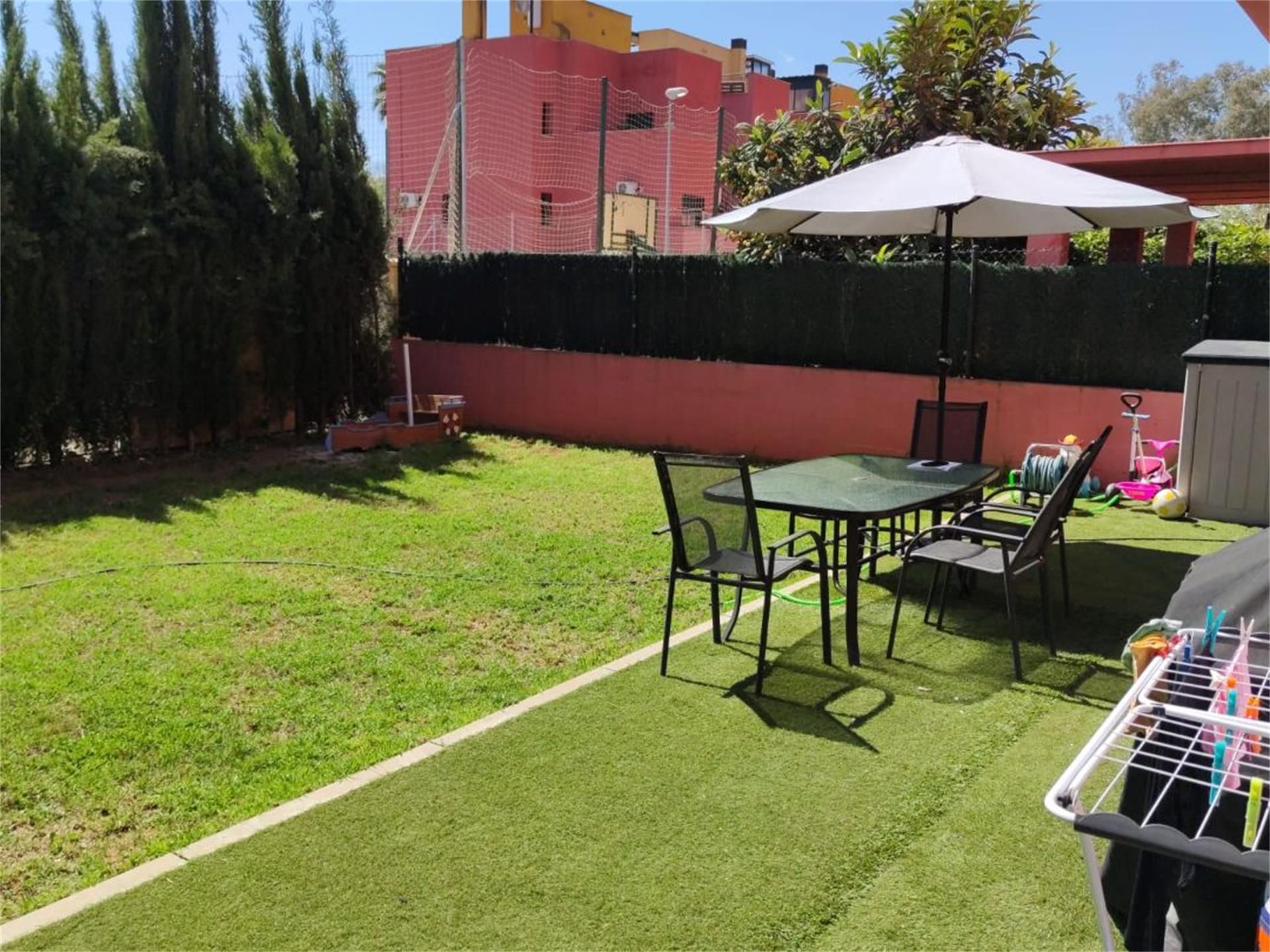 Jardín de Dúplex en venta en Alcalá de Guadaira con Aire acondicionado, Jardín privado y Terraza