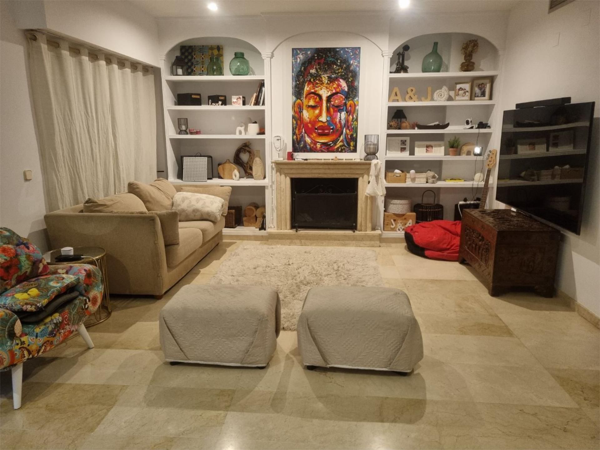 Sala d'estar de Casa o xalet en venda en Gandia amb Aire condicionat, Calefacció i Jardí privat