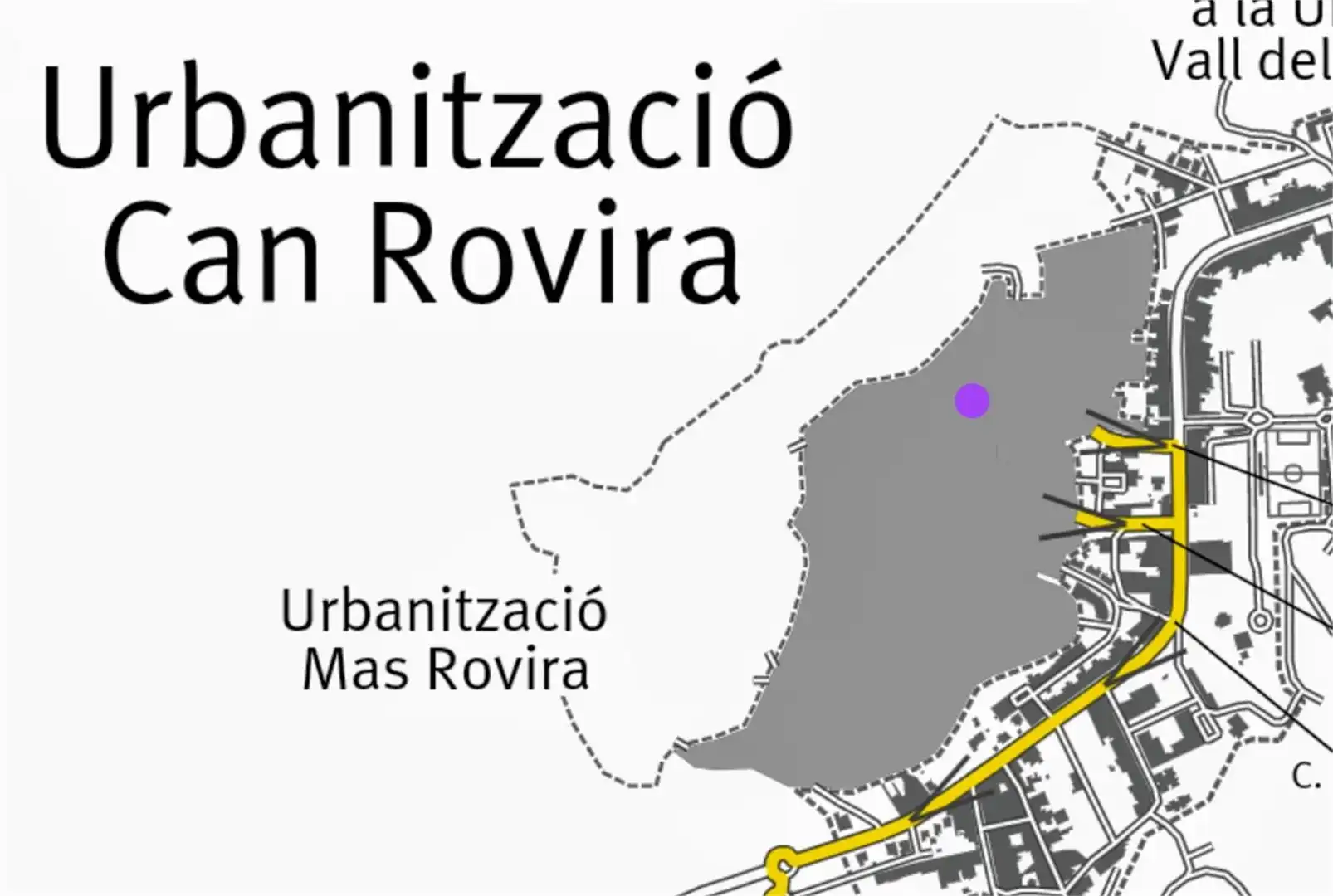 Constructible Land for sale in Port de la Bonaigua, 39, Vallirana Exterior view of Constructible Land for sale in Vallirana