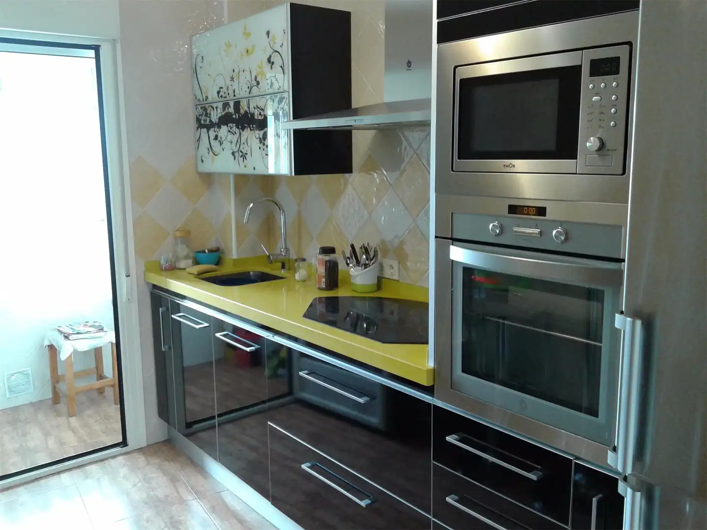Flat for sale in Los Pinos - El Pilar Kitchen of Flat for sale in Plasencia with Air Conditioner, Heating and Terrace