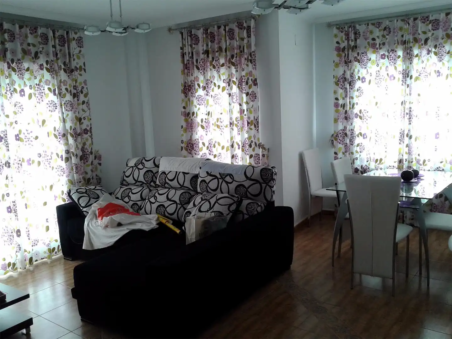 Flat for sale in Los Pinos - El Pilar Living room of Flat for sale in Plasencia with Air Conditioner, Heating and Terrace
