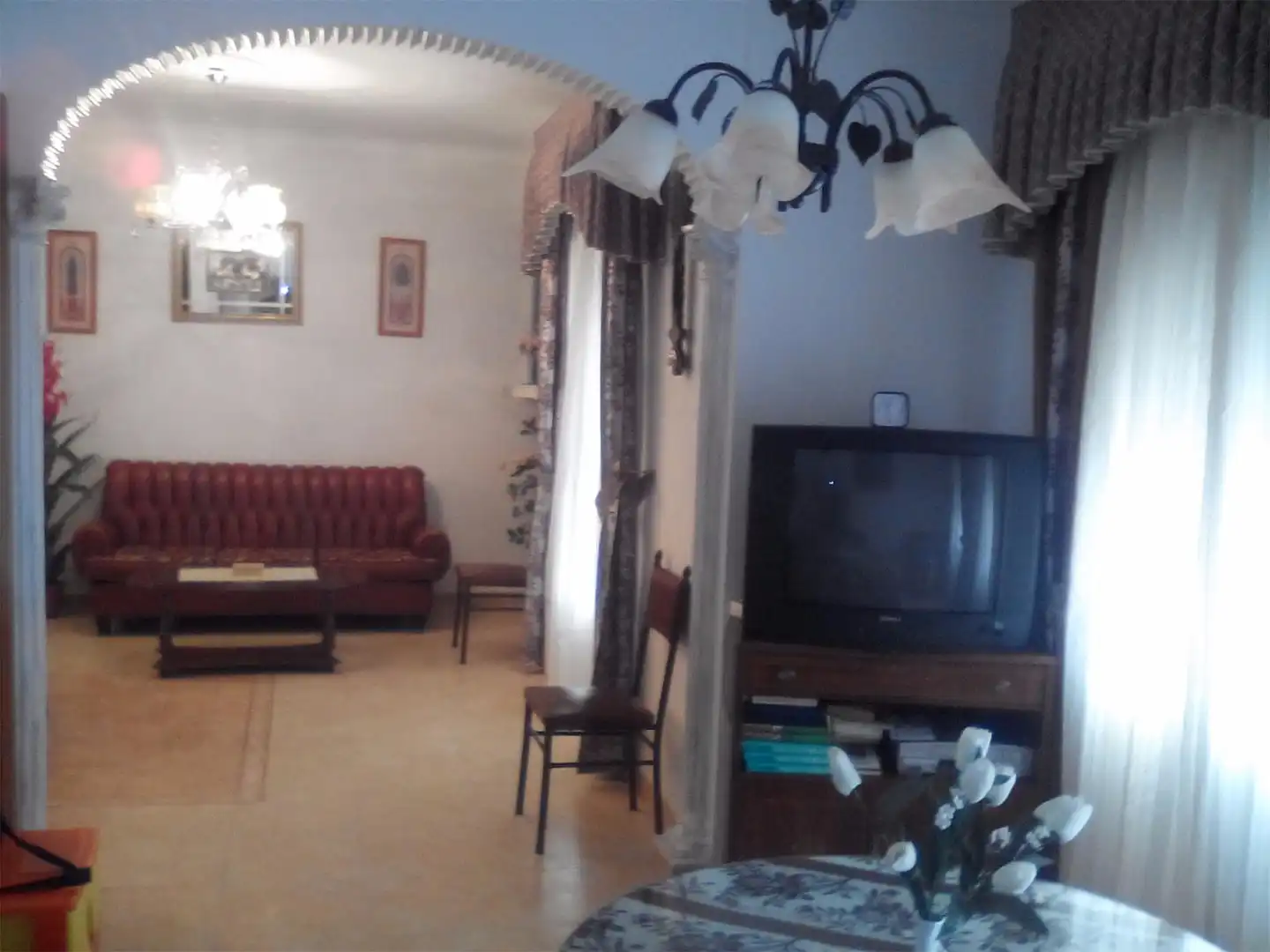 Sala d'estar de Pis en venda en Pozo Alcón amb Terrassa, Moblat i Forn