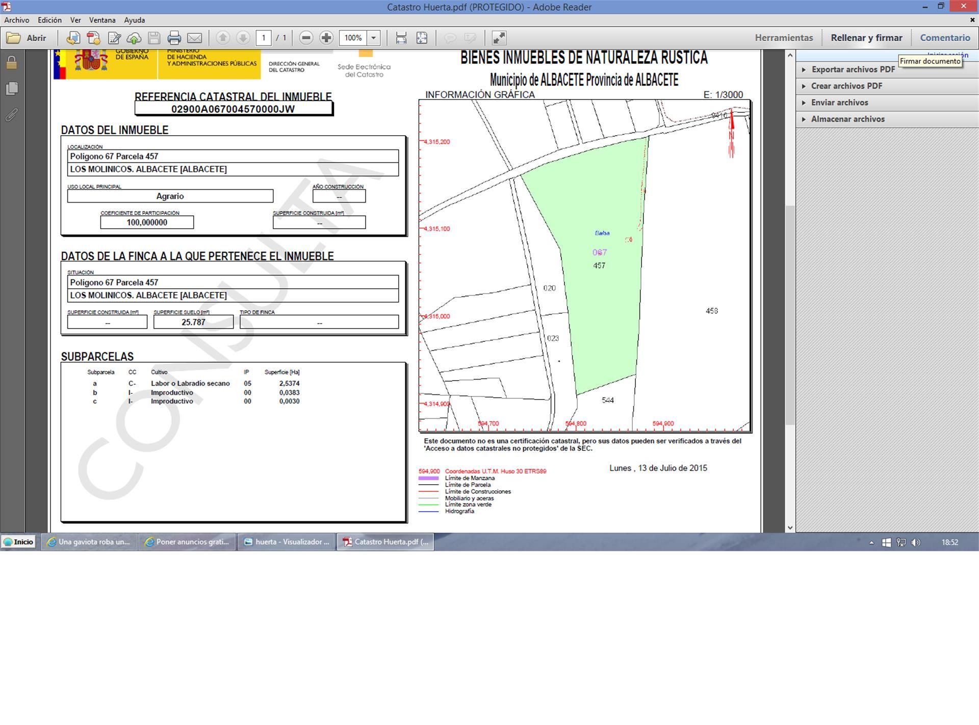 Land for sale in  Albacete Capital