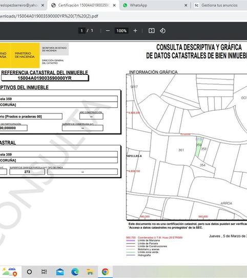 Land for sale in Street Ares, 1, Ares, A Coruña - image 2 Photo 2 of Land for sale in Street Ares, 1, Ares, A Coruña