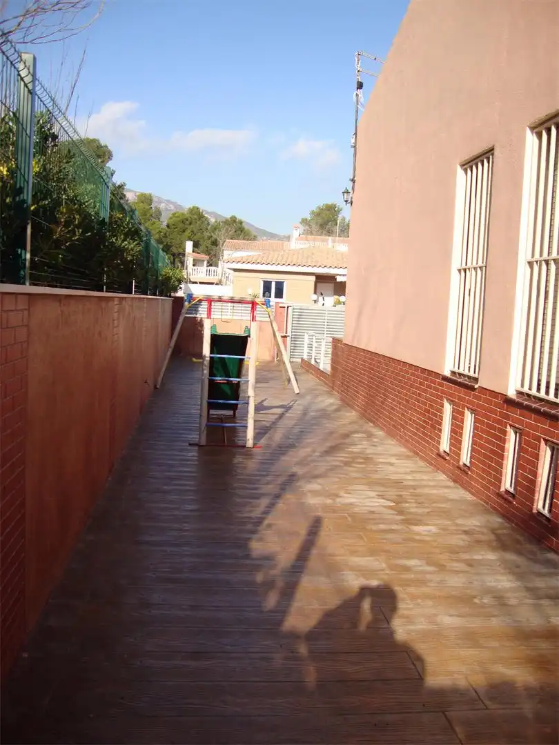 Houses for sale in Street la Sentiu, 20, Vandellòs i l'Hospitalet de l'Infant Exterior view of Houses for sale in Vandellòs i l'Hospitalet de l'Infant with Air Conditioner, Terrace and Swimming Pool