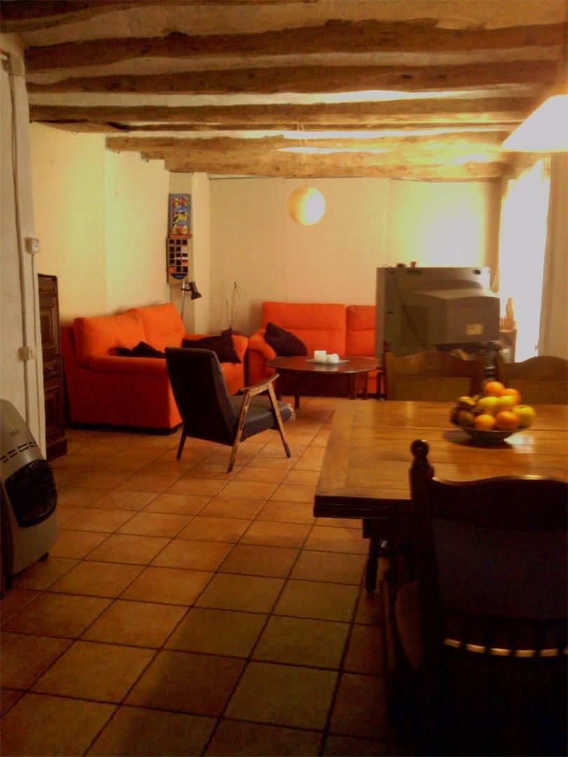 Living room of Single-family semi-detached for sale in Blancafort  with Heating, Terrace and Oven