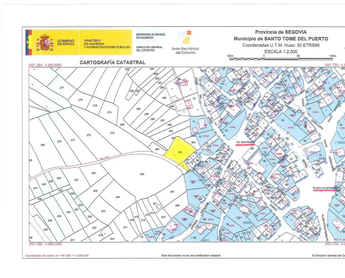 Urbanizable en venta en Santo Tomé del Puerto Urbanizable en venta en Santo Tomé del Puerto
