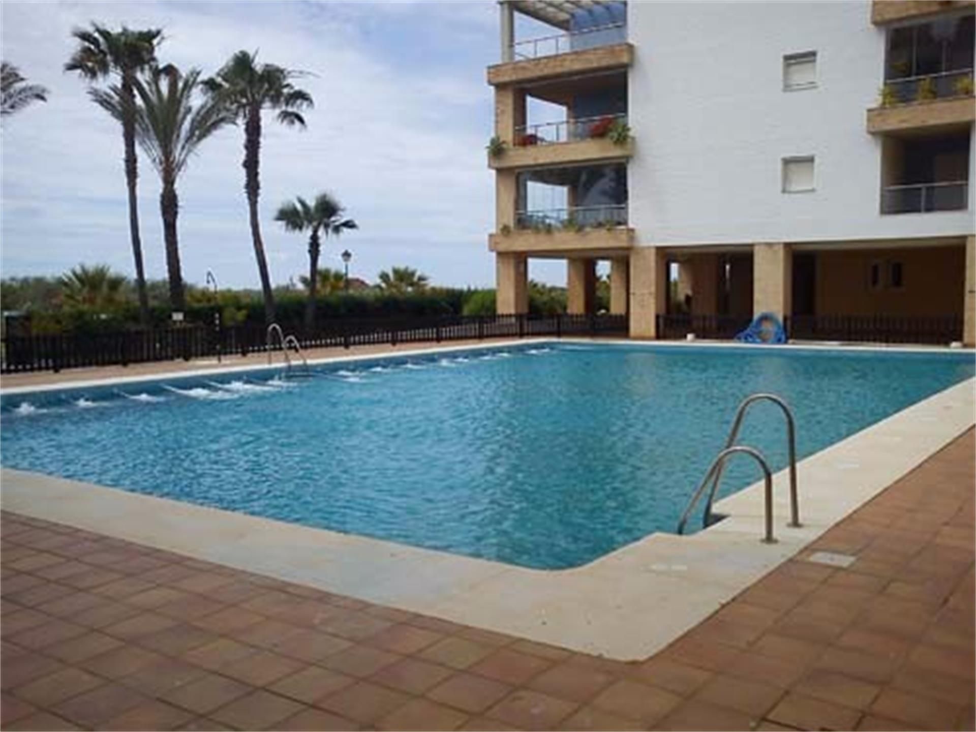 Swimming pool of Apartment to rent in Ayamonte  with Private garden, Terrace and Furnished