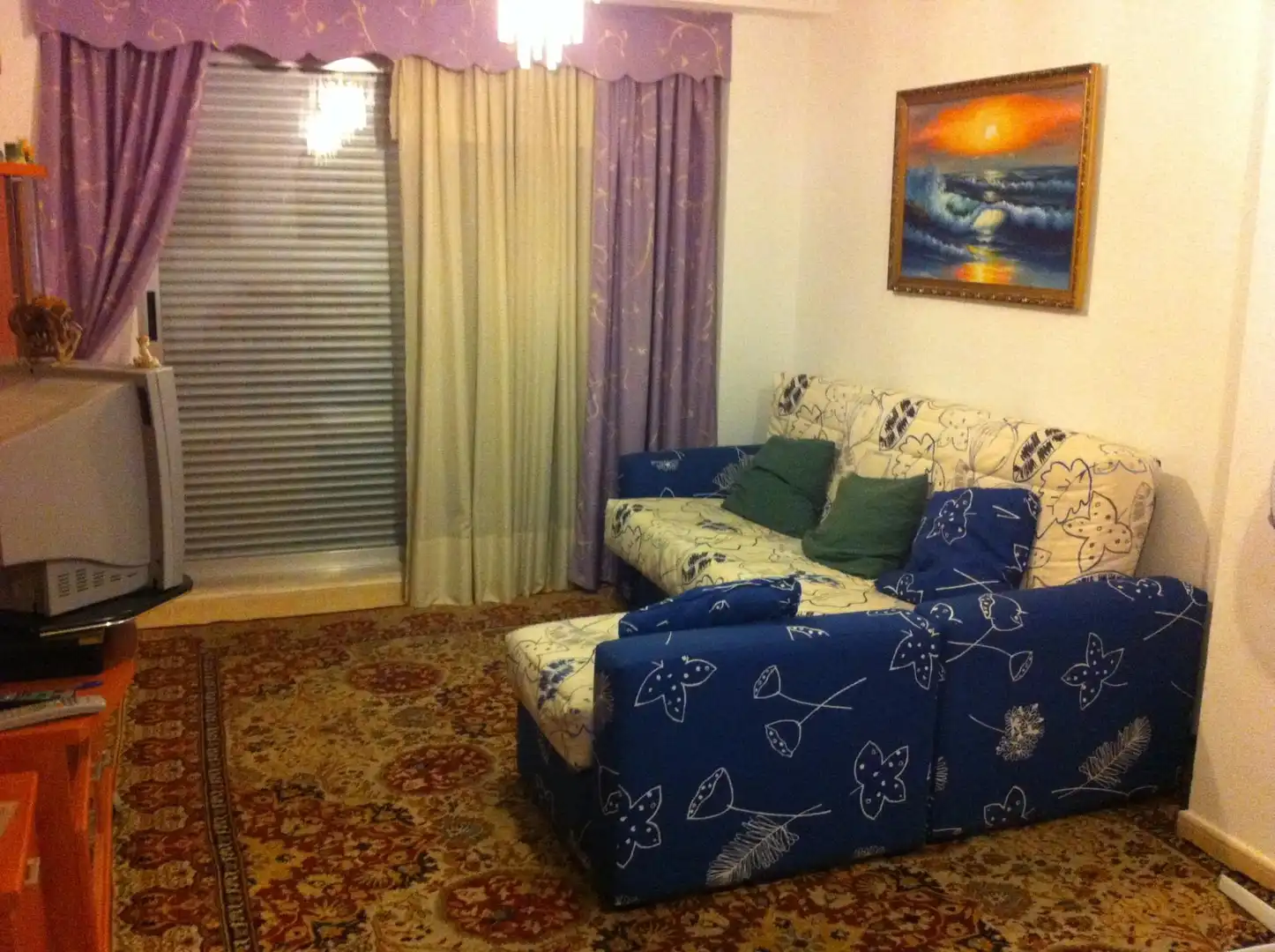 Flat for rent in Calle del Maestrat, 9, Playa de Gandia Living room of Flat for rent in Gandia with Private garden, Terrace and Swimming Pool