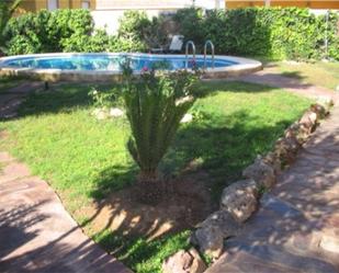 Garden of House or chalet to rent in La Pobla de Vallbona  with Air Conditioner, Terrace and Swimming Pool