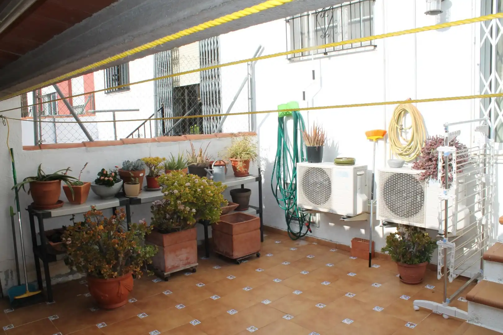 Detached homes for sale in Alcalà de Xivert pueblo Terrace of Detached homes for sale in Alcalà de Xivert with Air Conditioner