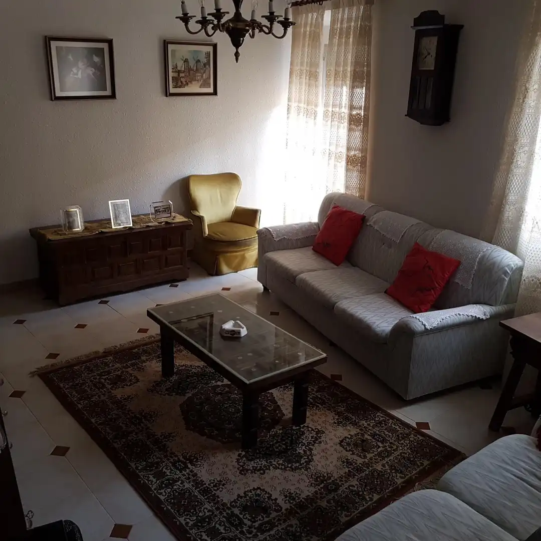 Sala de estar de Piso en venta en Arcos de Jalón con Calefacción, Amueblado y Horno