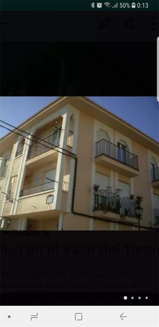 Exterior view of Flat for sale in Poyales del Hoyo  with Terrace, Furnished and Washing machine