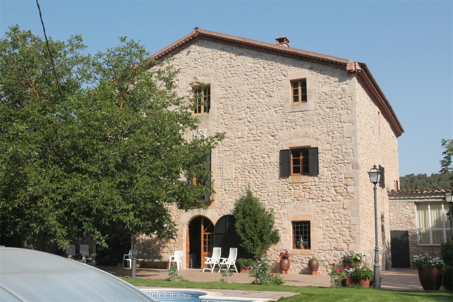 Exterior view of Country house for sale in Pontils  with Terrace, Swimming Pool and Balcony