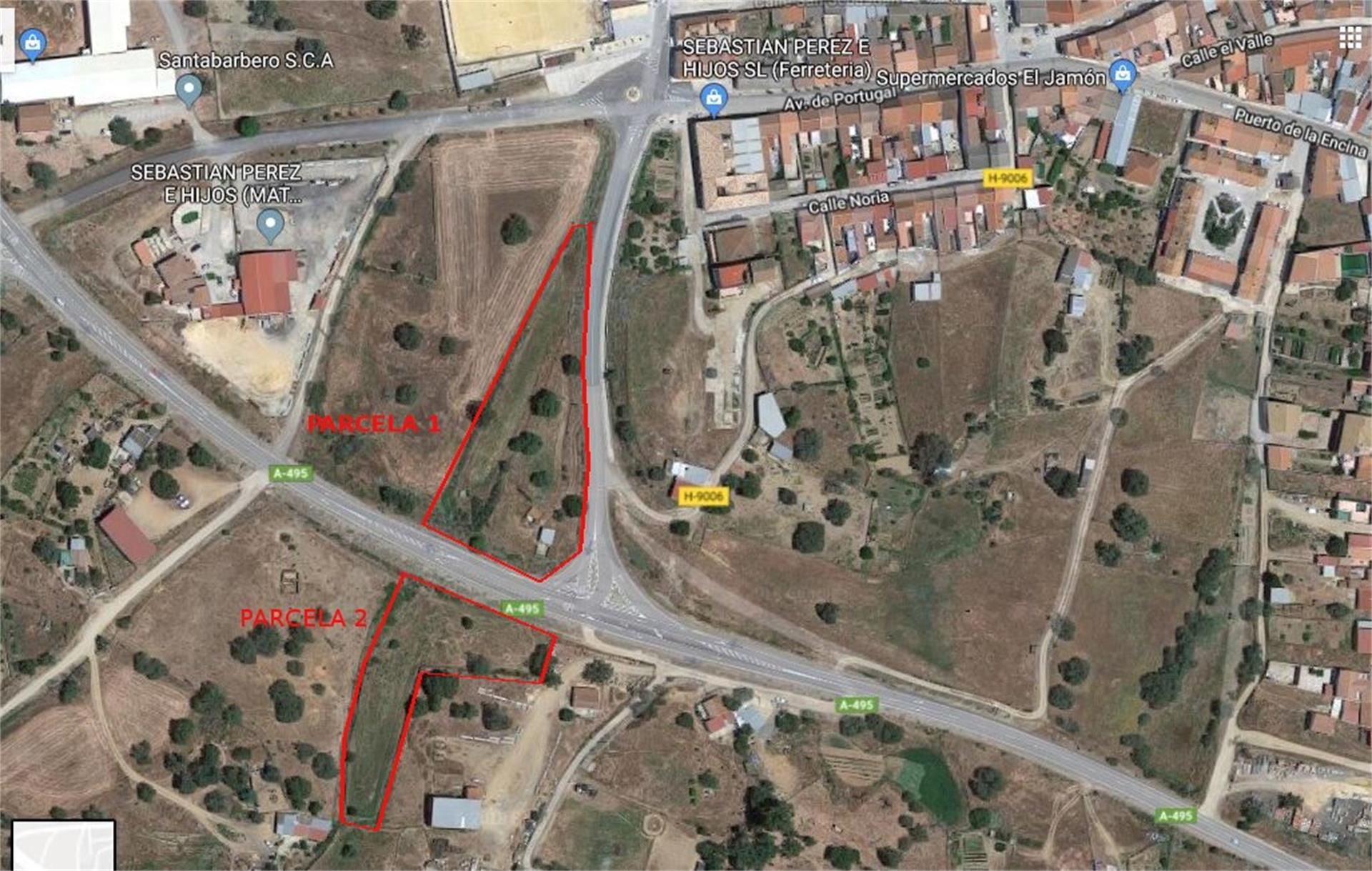 Exterior view of Land for sale in Santa Bárbara de Casa