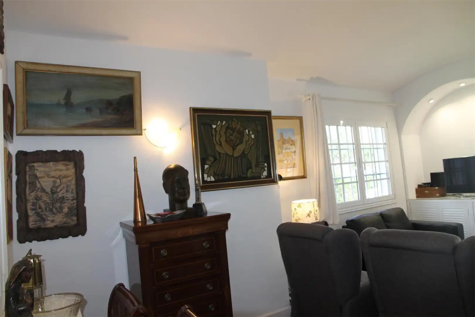 Casa o chalet en venta en Avenida Touroperador Kuoni, 10, Maspalomas - Meloneras Sala de estar de Casa o chalet en venta en San Bartolomé de Tirajana con Aire acondicionado, Terraza y Piscina