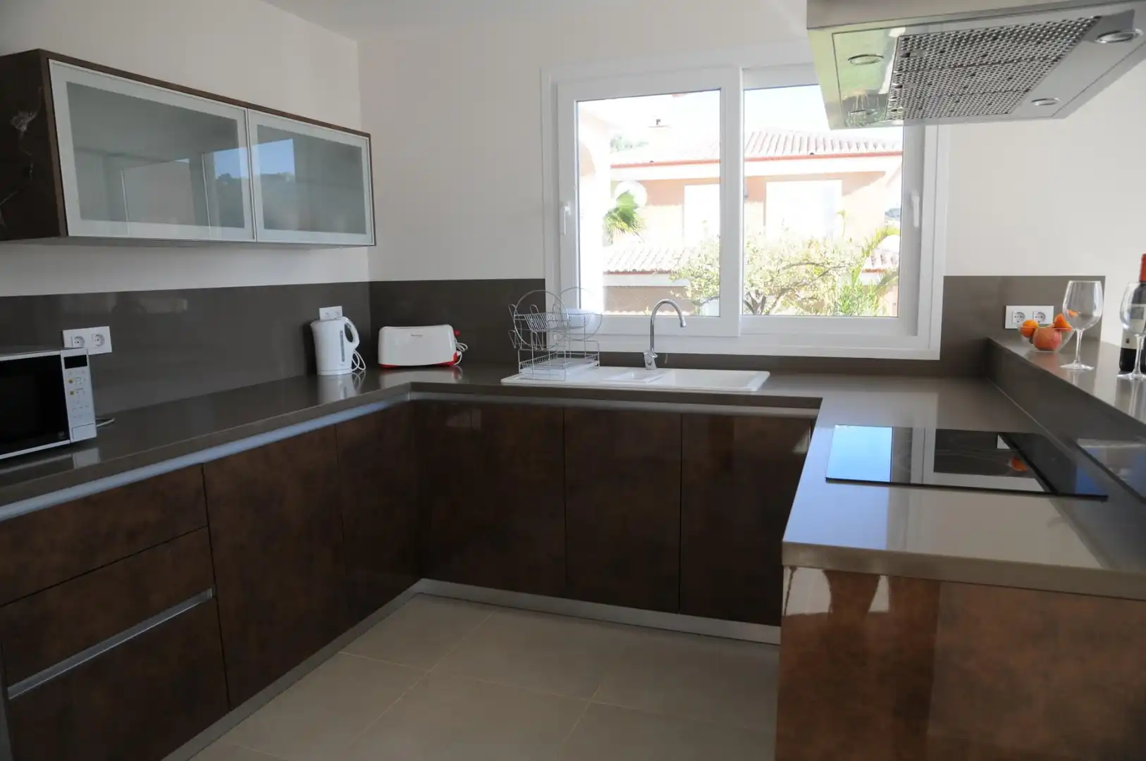 Cocina de Casa o chalet de alquiler en Moraira con Aire acondicionado, Calefacción y Jardín privado