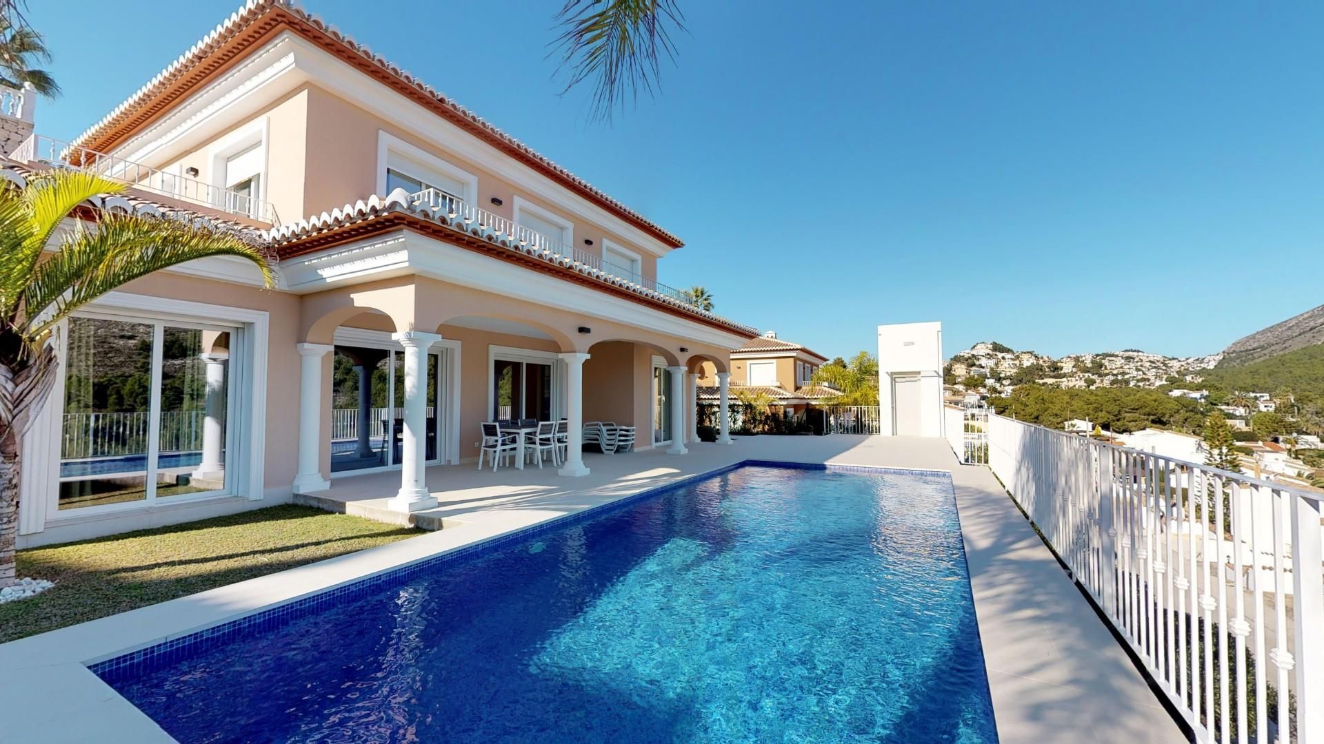 Exterior view of House or chalet for sale in Moraira  with Air Conditioner, Heating and Private garden
