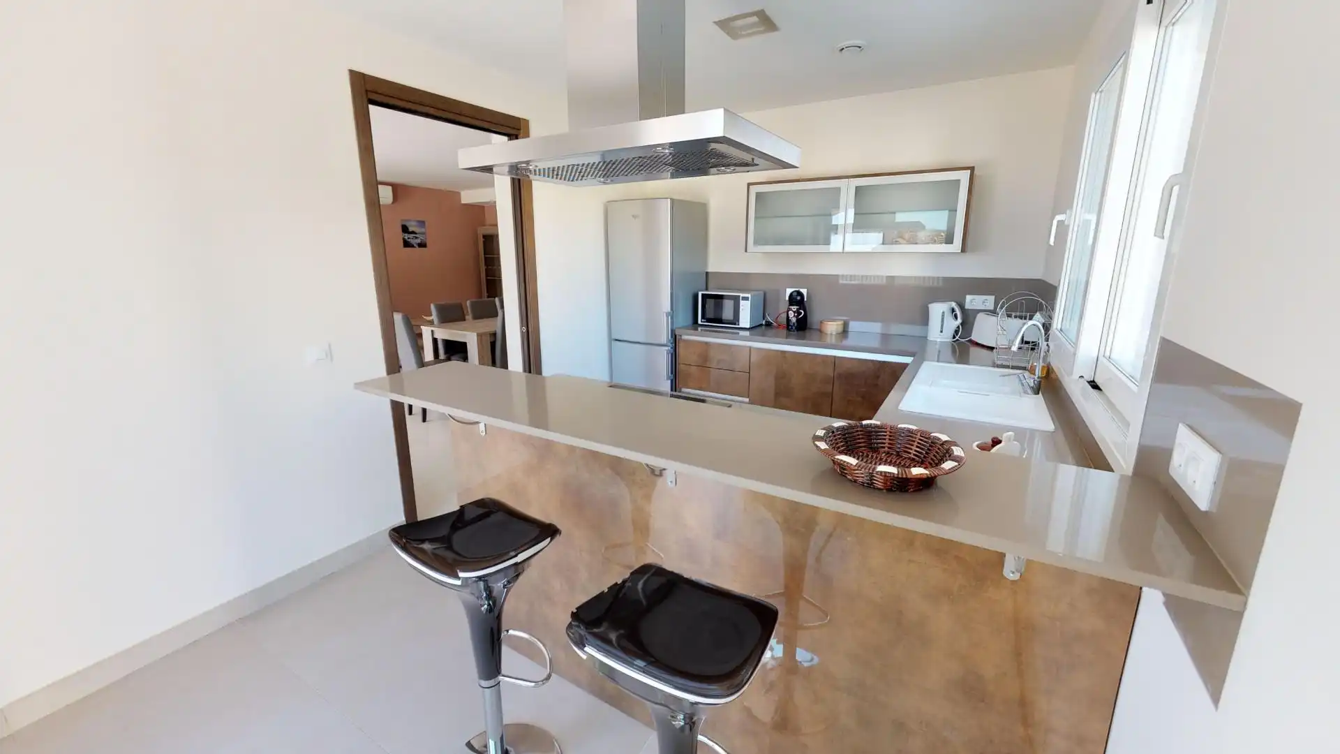 Cocina de Casa o chalet de alquiler en Moraira con Aire acondicionado, Calefacción y Jardín privado