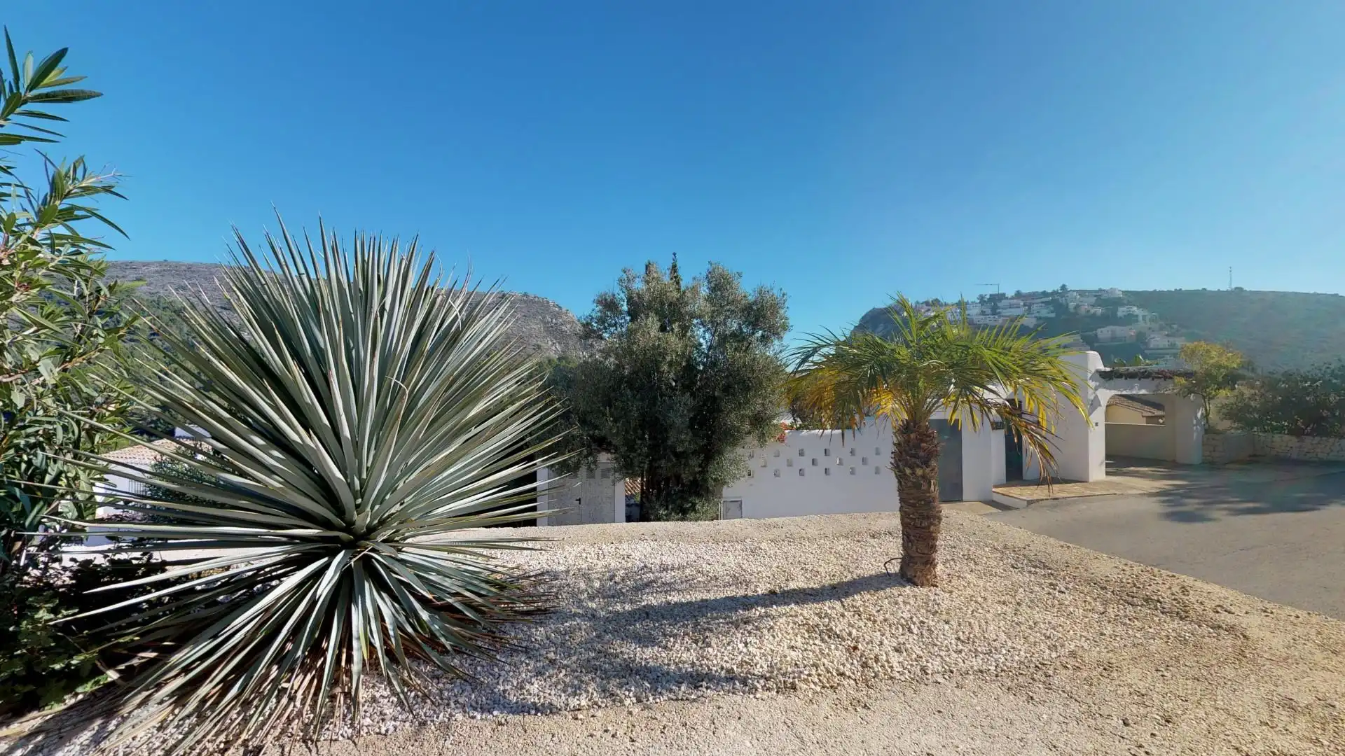 Vista exterior de Casa o chalet de alquiler en Moraira con Aire acondicionado, Calefacción y Jardín privado