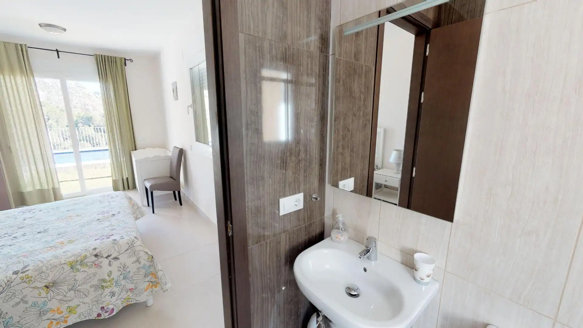 Baño de Casa o chalet de alquiler en Moraira con Aire acondicionado, Calefacción y Jardín privado