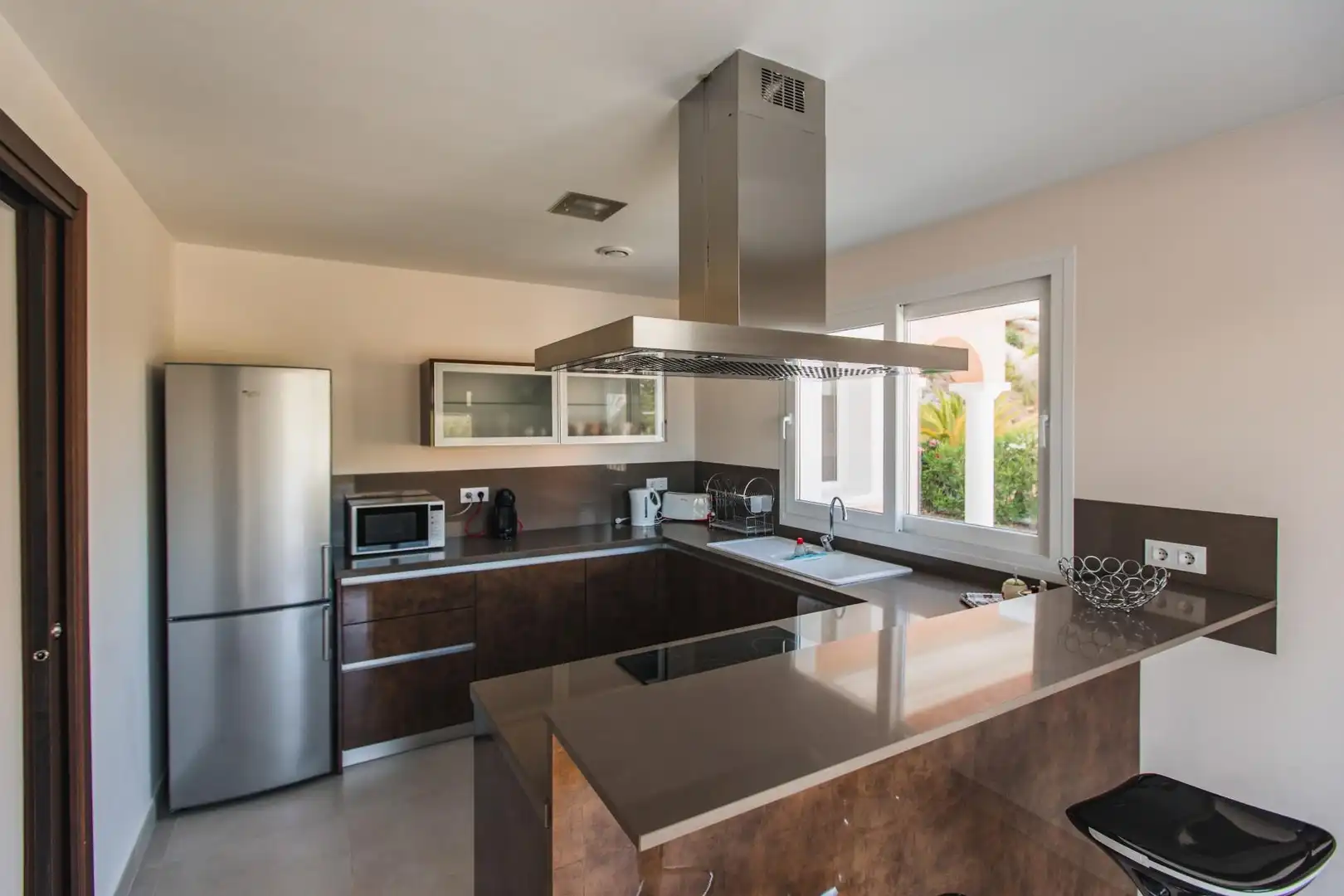 Cocina de Casa o chalet de alquiler en Moraira con Aire acondicionado, Calefacción y Jardín privado