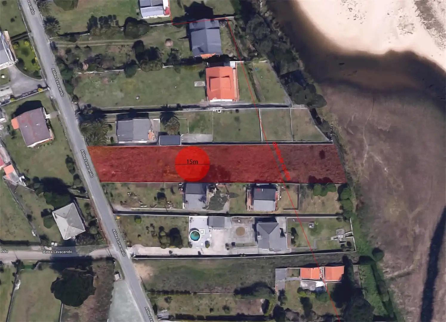 Vista exterior de Terreno en venta en Valdoviño