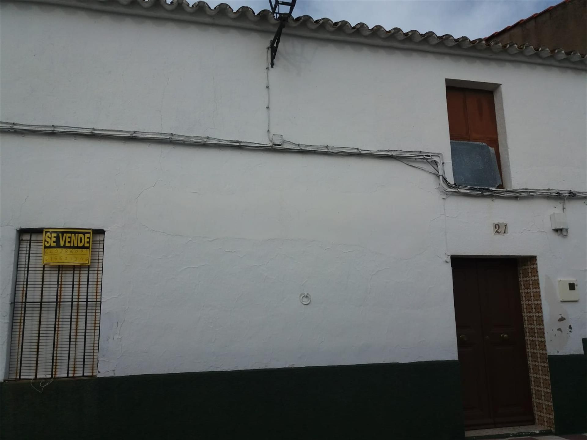 Exterior view of Single-family semi-detached for sale in El Real de la Jara