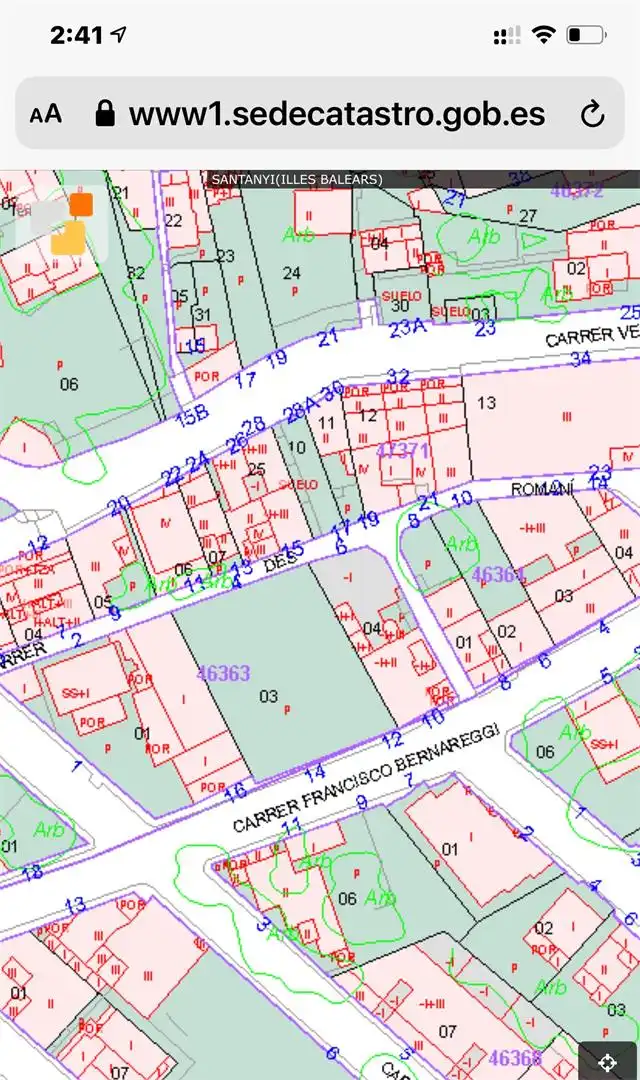 Terreno en venta en Carrer Pintor Bernareggi, 12, Cala Figuera Terreno en venta en Santanyí