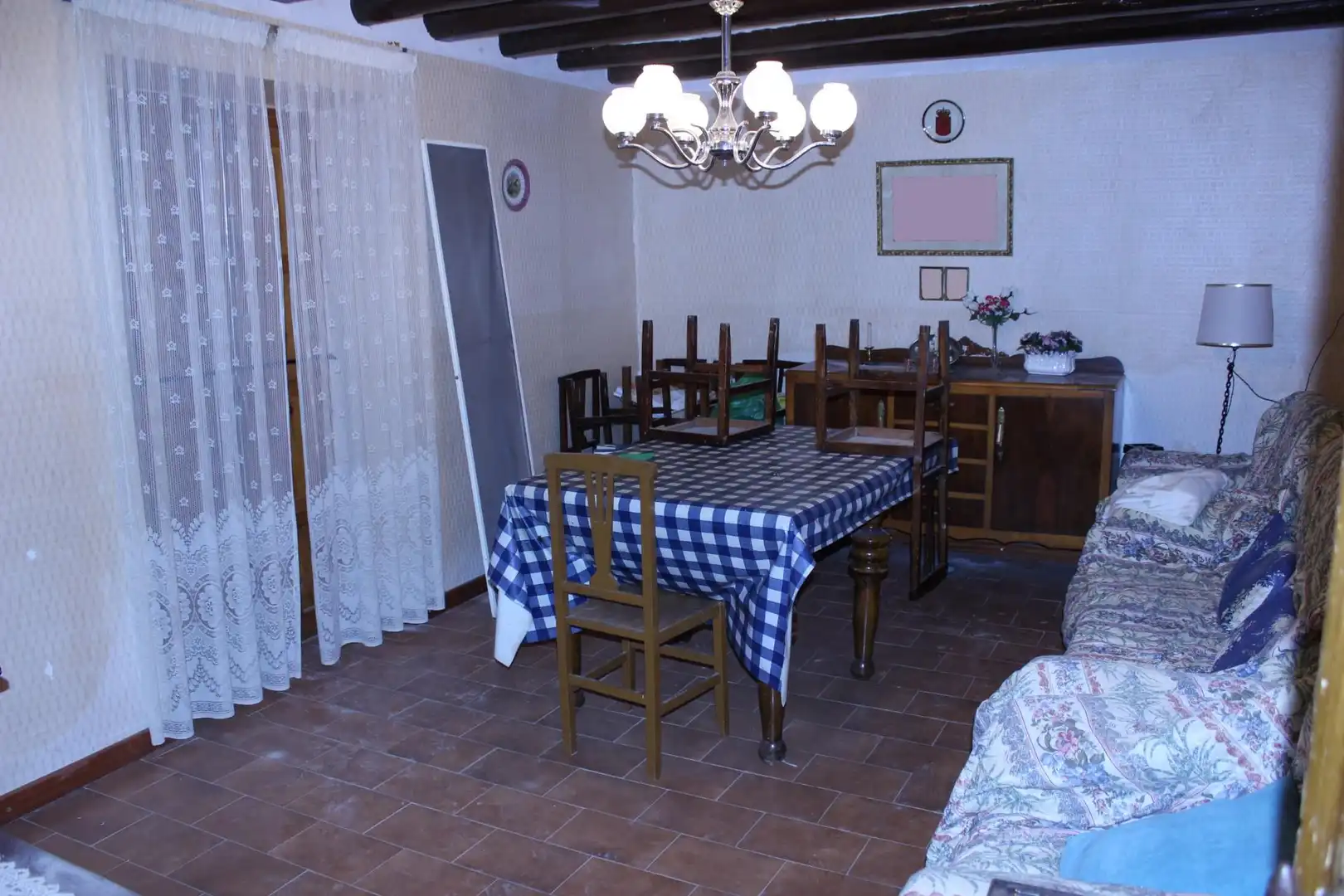 Casa adosada en venta en Valle de Yerri / Deierri Comedor de Casa adosada en venta en Valle de Yerri / Deierri con Balcón
