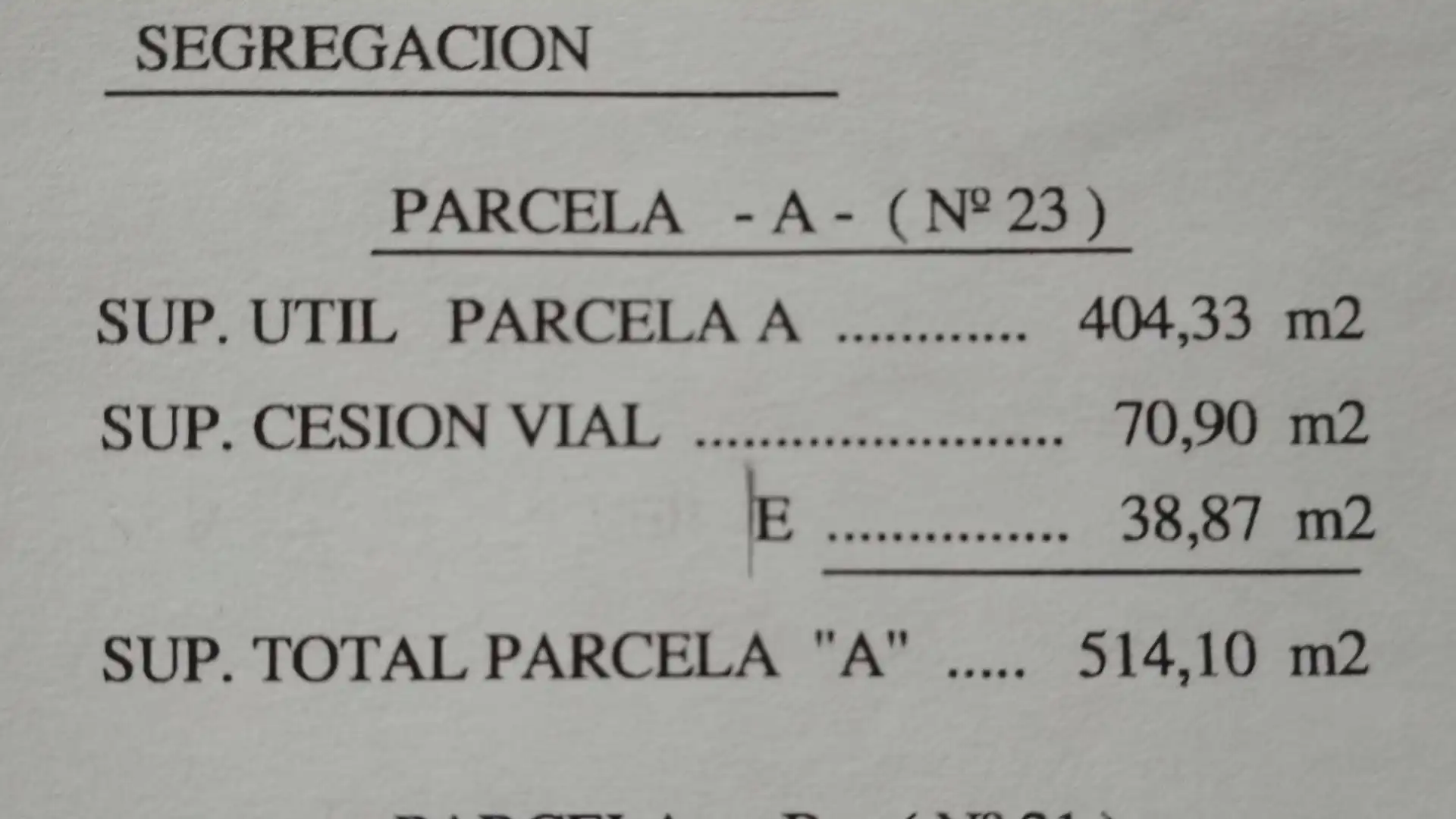 Parking de Terreno en venta en El Romeral