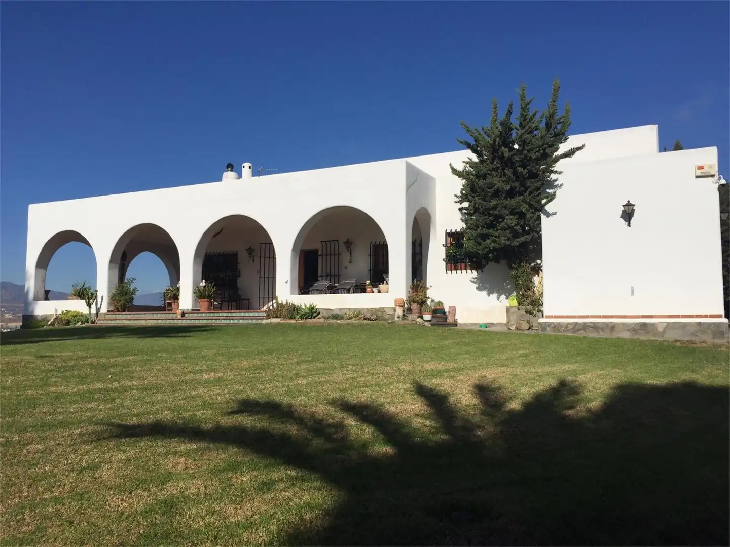 Vista exterior de Finca rústica en venta en Pechina con Aire acondicionado y Piscina
