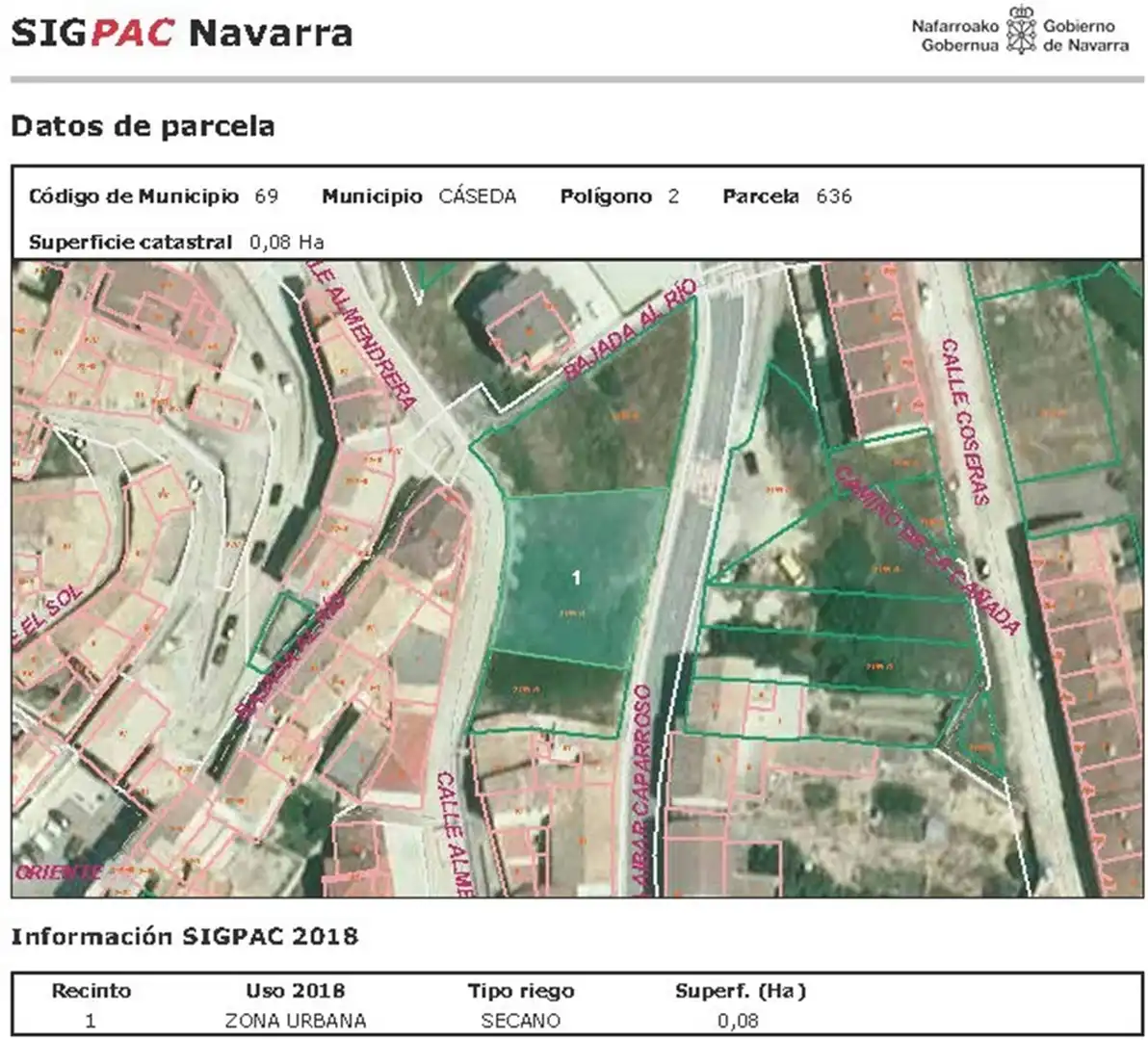 Terreno en venta en Cáseda