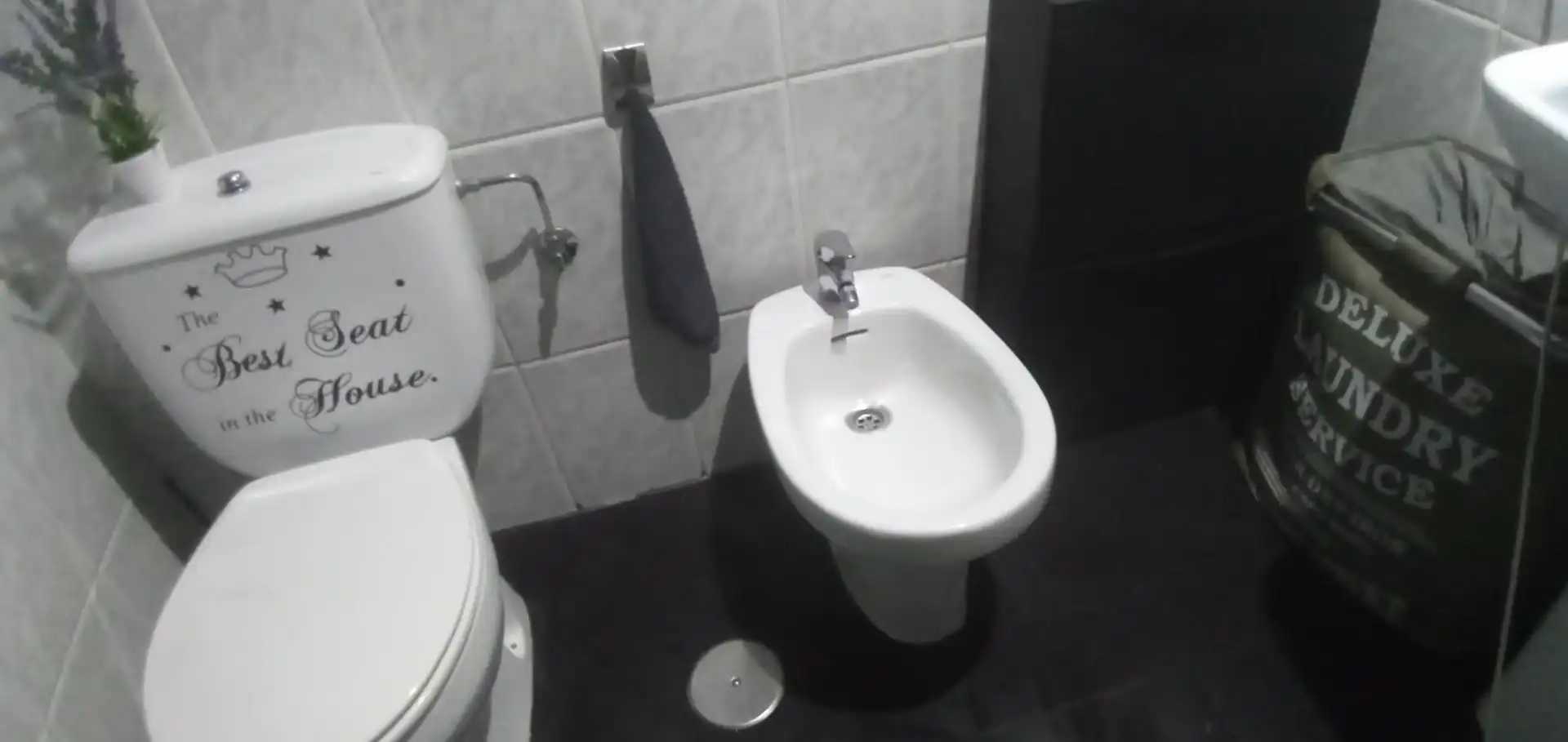 Badezimmer von Einfamilien-Reihenhaus zum Verkauf in Cubillos del Sil mit Möbliert, Ofen und Waschmaschine