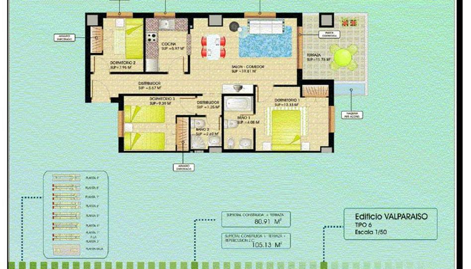 Pis en venda a Valparaiso, Castellón - imatge 1 Foto 1 de Pis en venda a Valparaiso, Castellón