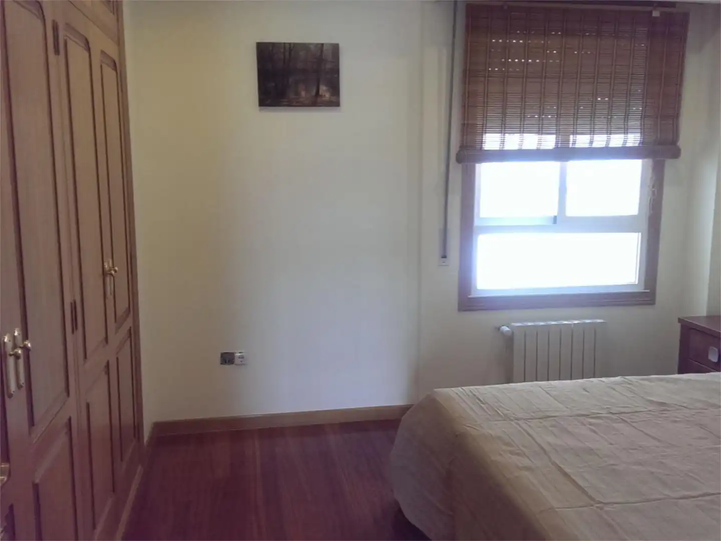 Schlafzimmer von Wohnung zur Miete in Ourense Capital  mit Heizung, Privatgarten und Parkett