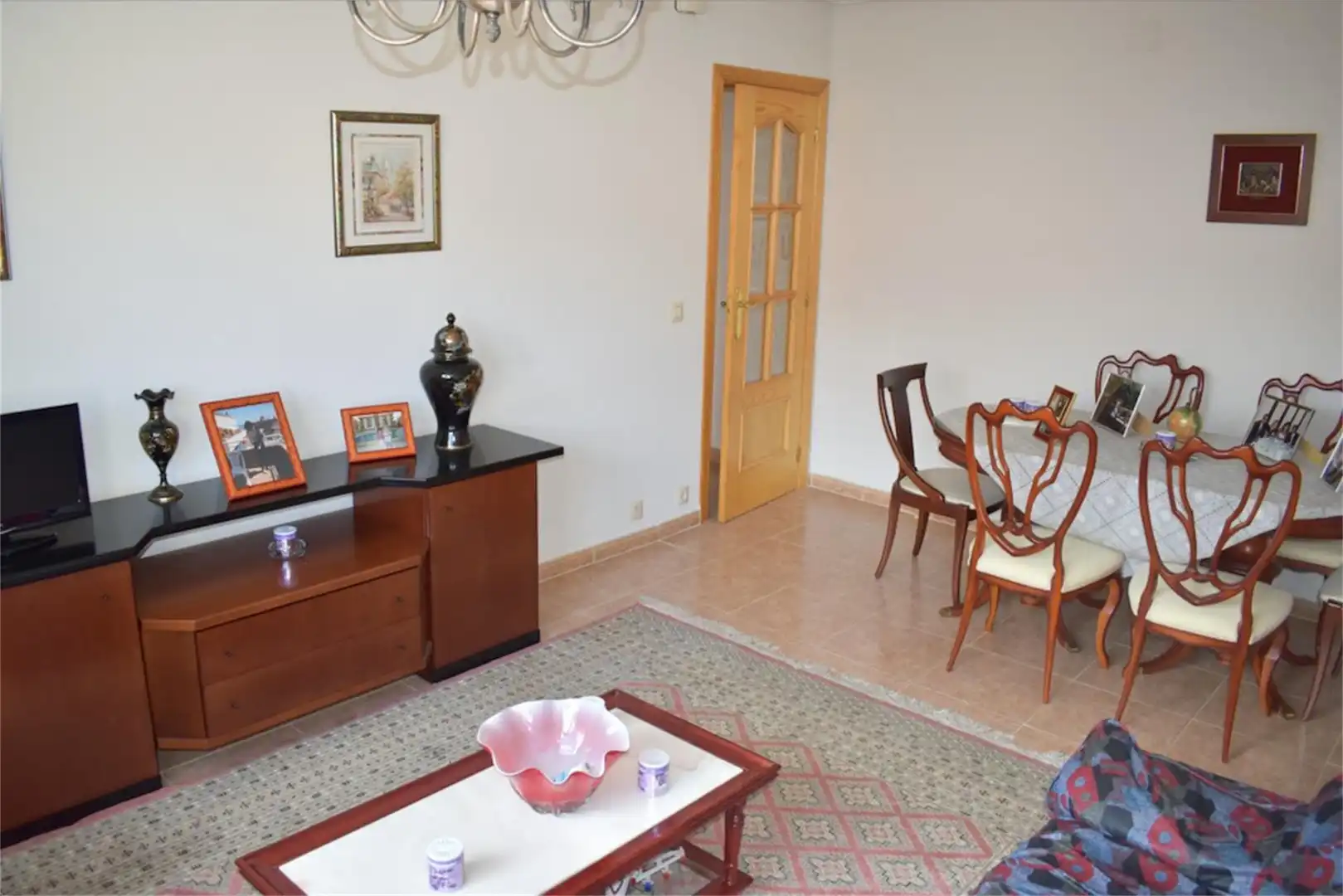 Piso en venta en Piedrahíta Sala de estar de Piso en venta en Piedrahíta con Calefacción, Terraza y Amueblado